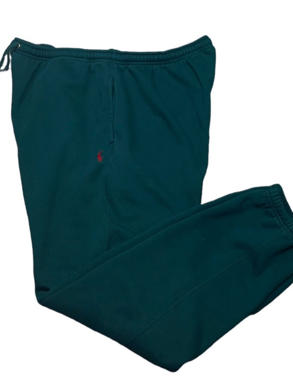 Vintage Polo by Ralph Lauren Men's Dark Green Sweatpants